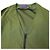 Autre Marque Giacca camicia con zip verde oliva a collo a V dell'esercito - vista 4