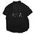 Autre Marque RtA Rayon Kurzarmhemd Schwarz - Ansicht 2