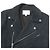 Autre Marque Chaqueta de cuero de ante doble Riders M Navy - vista 4