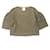 Autre Marque Ray BEAMS Baumwoll-Pullover mit Dreiviertelärmeln Olivgrün