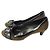 Autre Marque PELLICO Wildleder-Absatzpumps Braun/Schwarz - Ansicht 2