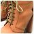 Alexander Wang DAKOTA BOTA COM CADARÇO Bota de couro - vista 8