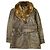 Ralph Lauren Jaqueta de couro de grão integral com colarinho de shearling RRL Castanho escuro