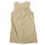 Autre Marque Vestido sin mangas con volantes de algodón SACRA Beige - vista 2