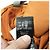 Autre Marque FORMO Wrap Stretch-Hosen aus Polyester Orange - Ansicht 9