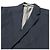 Autre Marque Chaqueta entallada N.HOOLYWOOD COLLECTION LINE de poliéster y algodón Azul marino - vista 4