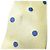 Autre Marque Cravatta in seta a pois beige/blu JOHN COMFORT - vista 5