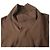 Autre Marque Undekorierte Woll-Cupra-Voile-Jacke Braun - Ansicht 4