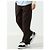 Autre Marque BEAMS Polyester-Baumwoll-Flare-Hose Dunkelbraun - Ansicht 10