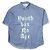 Autre Marque Camicia a maniche corte in denim GOODBETTERBEST Blu