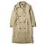 Autre Marque Trench coat de gabardina ligera 23ku Beige