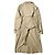 Autre Marque Trench coat de gabardina ligera 23ku Beige - vista 2