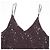 Autre Marque PHEENY Rayon Herzdruck Trägerkleid Bordeaux - Ansicht 2
