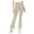 Autre Marque Mila Owen Strickhosen mit geradem Schnitt Beige - Ansicht 3