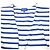 Autre Marque BEAMS Cut-Off Cardigan S Weiß/Blau - Ansicht 5