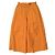 Autre Marque Falda Drawer de algodón naranja con cintura fruncida