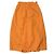 Autre Marque Falda Drawer de algodón naranja con cintura fruncida - vista 2