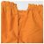 Autre Marque Falda Drawer de algodón naranja con cintura fruncida - vista 6