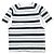 Autre Marque T-shirt Raglan a righe Tone blu e bianco cotone - vista 2