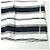 Autre Marque T-shirt Raglan a righe Tone blu e bianco cotone - vista 4