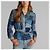 Ralph Lauren Top de lino patchwork RRL Bandana Azul - vista 2