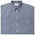 Autre Marque Camisa de mezclilla gourmet oversized gris Castaño - vista 4