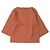 Autre Marque Top de punto de cuello barco de doble cara GIZA BIRDS EYE de Auralee Naranja
