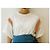 Autre Marque Camiseta OVERSIZED FOOTBALL top Blanco - vista 8