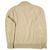 Autre Marque Maison Margiela Rundhals-Pullover aus Baumwolle, Leinen und Wolle mit Ellbogenpatches Beige - Ansicht 2