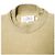 Autre Marque Maison Margiela Rundhals-Pullover aus Baumwolle, Leinen und Wolle mit Ellbogenpatches Beige - Ansicht 5