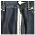 Autre Marque Falda de denim selvedge con pliegue trasero índigo Azul - vista 5