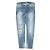 Autre Marque JEANS PINTADOS STRETCH SLIM Jeans de mezcla de algodón