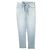 Autre Marque JEANS SEA HORSE PANTALONES DE DENIM ELÁSTICO DE ALGODÓN PARA NIÑO TAPERED Azul claro