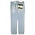 Calças de algodão, mohair, couro e denim Marni PAJD0344L0 Azul - vista 2