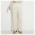 Autre Marque Pantalones de jacquard de algodón ADAM ET ROPE GAS04040 Blanco roto - vista 3