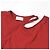 Autre Marque Camiseta asimétrica de algodón roja EARIH CB1005 - vista 4