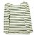Autre Marque BEAUTY&YOUTH UNITED ARROWS Top de algodón con borde de 8 mangas Verde