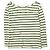 Autre Marque BEAUTY&YOUTH UNITED ARROWS Top de algodón con borde de 8 mangas Verde - vista 2
