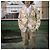 Autre Marque Chaqueta Loiter Hawaiian Print S de Engineered Garments Caqui - vista 3