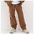 Autre Marque Pantalones de algodón Duck UNUSED Marrón oscuro - vista 3