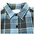 Autre Marque Camisa de cuadros de seda y algodón dañada UNUSED US2285 - vista 5