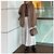 Autre Marque Sweatshirt mit fallenden Schultern Moca Brown ASTRAET - Ansicht 3