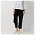 Autre Marque Pantalones Peg Top de lona de algodón Steven Alan M Negro - vista 3