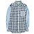 Autre Marque KENNETH FIELD Crazy Pattern Rundkragenhemd XS Marineblau