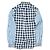 Autre Marque KENNETH FIELD Crazy Pattern Rundkragenhemd XS Marineblau - Ansicht 2