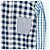 Autre Marque KENNETH FIELD Crazy Pattern Rundkragenhemd XS Marineblau - Ansicht 5