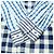 Autre Marque KENNETH FIELD Crazy Pattern Rundkragenhemd XS Marineblau - Ansicht 7