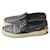 Chaussures en cuir à enfiler argentées à clous Yves Saint Laurent  - vue 2