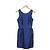 Autre Marque Vestido de jacquard con espalda de cintas ERIN de Erin Fetherston Azul marino