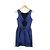 Autre Marque Vestido de jacquard con espalda de cintas ERIN de Erin Fetherston Azul marino - vista 2